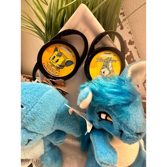 NEOPETS Blue Kyrii Blue Kacheek Speckled Nedd mcdonalds plush bundle - Picture 5 of 9